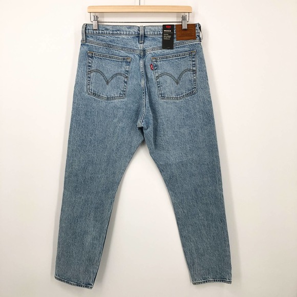 NWT Levi's Wedgie Button Fly Fit Ankle Jeans Size 30W High Rise - Picture 7 of 11
